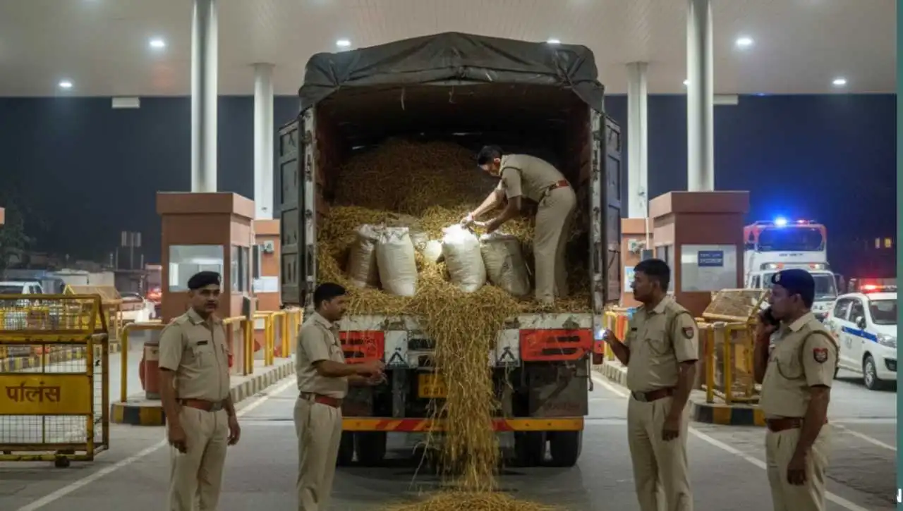 Balrampur Ganja Seized: बलरामपुर में 6 करोड़ का गांजा जब्त, भूसे के नीचे छिपाकर उड़ीसा से यूपी जा रही थी बड़ी खेप 2025