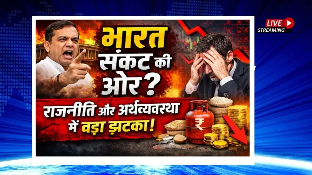 भारत संकट 2026 आज की ताजा खबर नेगेटिव न्यूज़ इंडिया राजनीतिक संकट, आर्थिक मंदी, भारत ब्रेकिंग न्यूज़ महंगाई बेरोजगारी इंडिया न्यूज हिंदी
