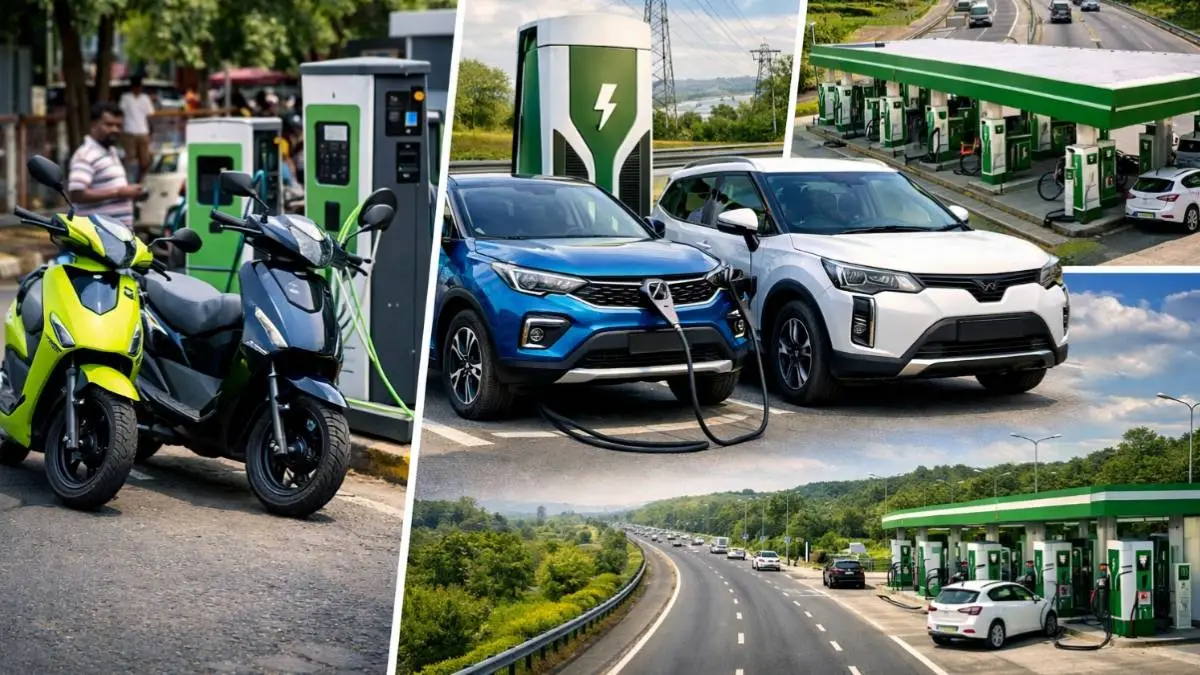इलेक्ट्रिक वाहनों भारत में इलेक्ट्रिक वाहनों भारत Electric Vehicles India, EV News 2026, Electric Car India EV Charging Station Auto News India Green Energy India